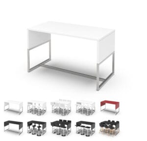 Modul Hochstehtisch 160/80