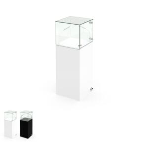 Beleuchtete Vitrine CL 50/50 LED, mit Tür