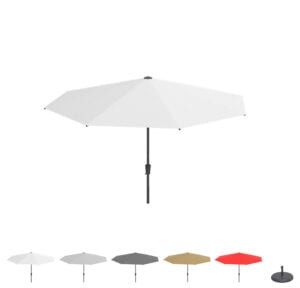 Sonnenschirme mieten - 300cm in diversen Farben