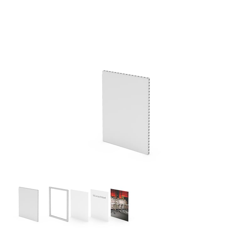 Messewand für Messestand mieten - Wand H160cm