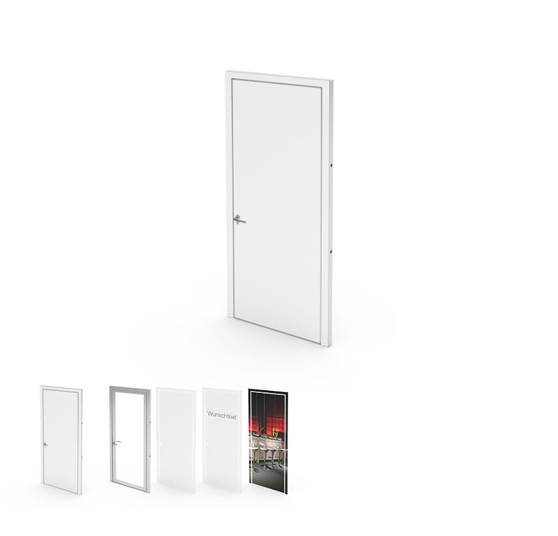Messestand Tür Frame Line H248cm