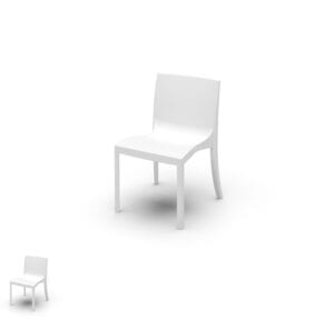 PDL Stühle in weiss