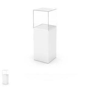Weisse Vitrine Visio 50/50