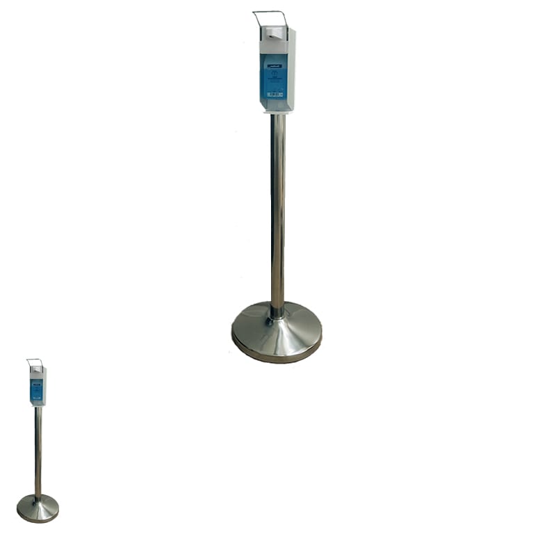 Desinfektion Ständer Silver