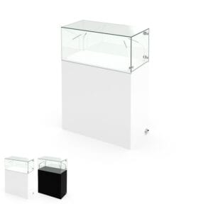 CL Grosse Glasvitrine 100/50 LED mit Türe