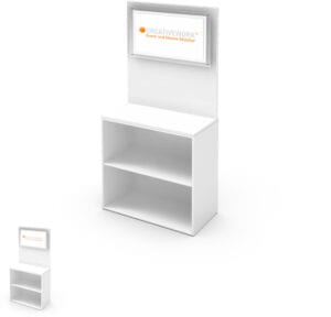 CL Barrückwand 100/50 mit LED
